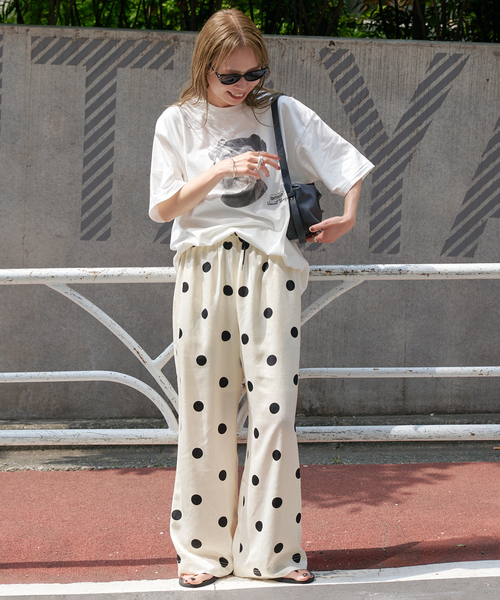 OUTDOOR PRODUCTS（アウトドアプロダクツ）の「SCREEN STARS ex DOG Tee (ミニチュア シュナウザー)（Tシャツ/カットソー・レディース・ホワイト系その他・LARGE/MEDIUM）」の5枚目の写真