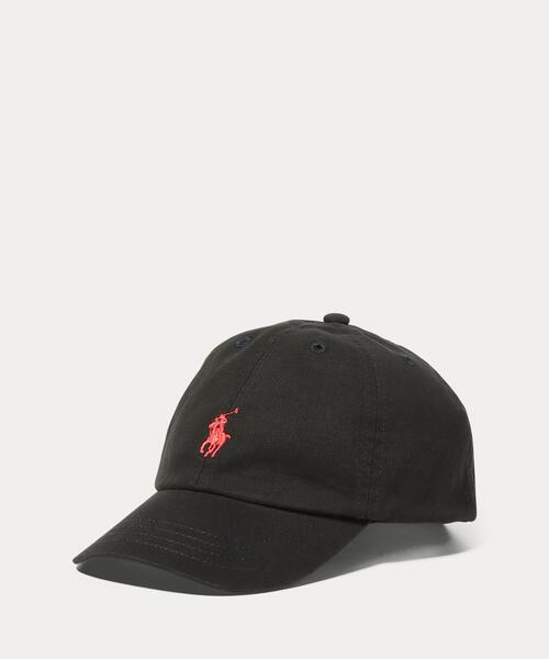 アイコニック コットン チノ ボール キャップ（キャップ）｜POLO RALPH