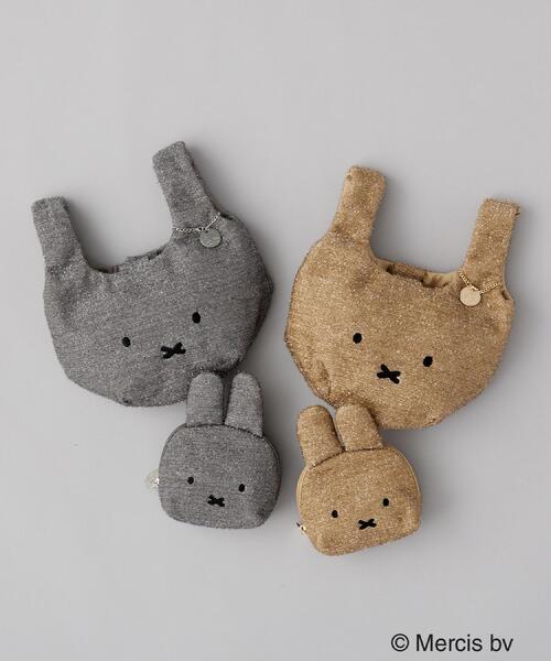 OPAQUE.CLIP（オペークドットクリップ）の「【miffyコラボ】フェイス型キラキラポーチ（ポーチ・レディース・シルバー系7/ゴールド系7/オフホワイト/ブラック/ライトベージュ・00）」の10枚目の写真