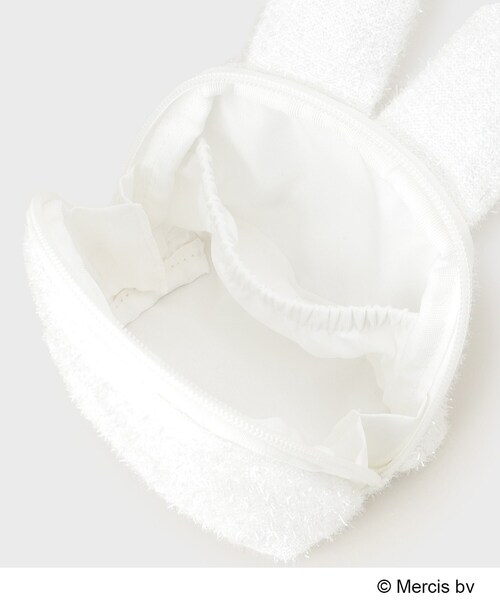 OPAQUE.CLIP（オペークドットクリップ）の「【miffyコラボ】フェイス型キラキラポーチ（ポーチ・レディース・シルバー系7/ゴールド系7/オフホワイト/ブラック/ライトベージュ・00）」の18枚目の写真