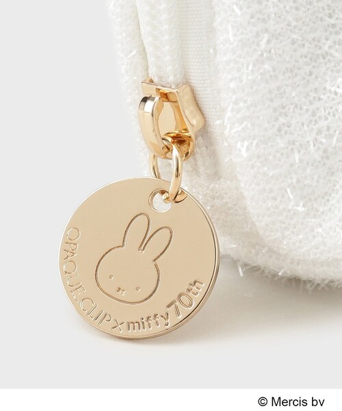 OPAQUE.CLIP（オペークドットクリップ）の「【miffyコラボ】フェイス型キラキラポーチ（ポーチ・レディース・シルバー系7/ゴールド系7/オフホワイト/ブラック/ライトベージュ・00）」の19枚目の写真