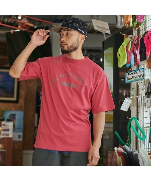 Sunny Smith(サニースミス)の「【SUNNY SMITH】へビーオンス Cool Smith ロゴプリント Tシャツ 半袖(Tシャツ/カットソー・メンズ・チャコール/レッド/オフホワイト・MEDIUM/LARGE)」の13枚目の写真