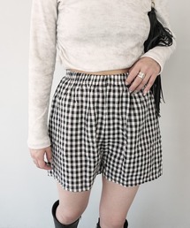 c.u.l | 見せパン レディーストランクス ショーツ ギンガムチェック culw837(その他パンツ)