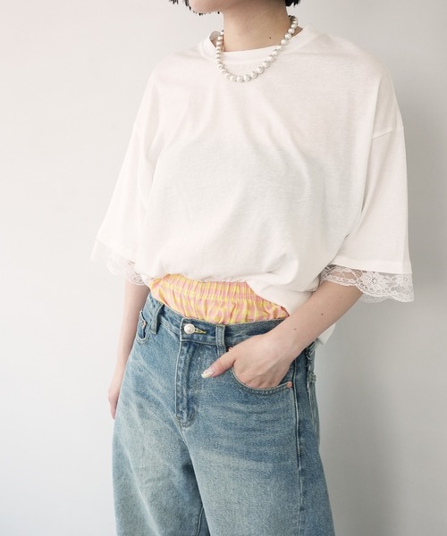 c.u.l(シーユーエル)の「見せパン レディーストランクス ショーツ ギンガムチェック culw837(その他パンツ・レディース・オレンジ/パープル/ブラック/ブルー/ピンク・FREE)」の8枚目の写真