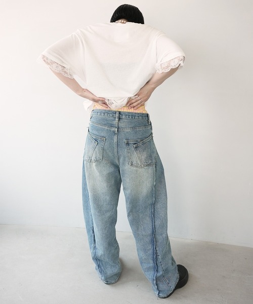 c.u.l(シーユーエル)の「見せパン レディーストランクス ショーツ ギンガムチェック culw837(その他パンツ・レディース・オレンジ/パープル/ブラック/ブルー/ピンク・FREE)」の10枚目の写真