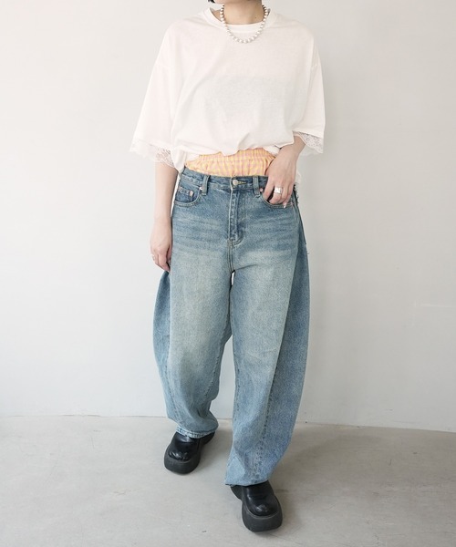 c.u.l(シーユーエル)の「見せパン レディーストランクス ショーツ ギンガムチェック culw837(その他パンツ・レディース・オレンジ/パープル/ブラック/ブルー/ピンク・FREE)」の18枚目の写真
