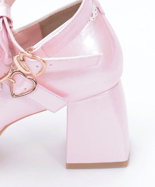 ダブルリボンスカラップパンプス ダブルリボンスカラップパンプス | kawaii | axes femme online shop