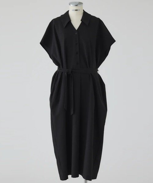 RIM.ARK(リムアーク)の「【RIM.ARK/リムアーク】Wide relax summer dress/ワイドリラックスサマードレス/ワンピース(ワンピース・レディース・ダークブラウン/ブラック・36/38)」の12枚目の写真