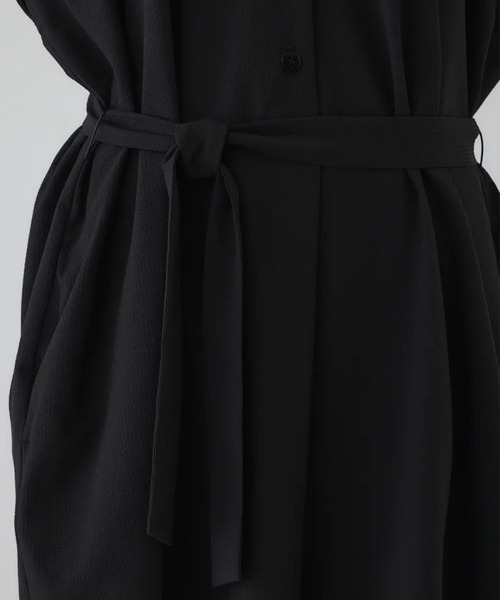 RIM.ARK(リムアーク)の「【RIM.ARK/リムアーク】Wide relax summer dress/ワイドリラックスサマードレス/ワンピース(ワンピース・レディース・ダークブラウン/ブラック・36/38)」の4枚目の写真