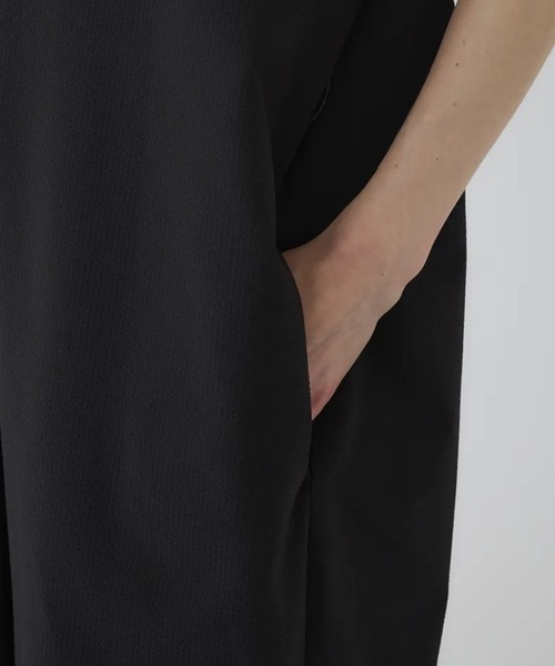 RIM.ARK(リムアーク)の「【RIM.ARK/リムアーク】Wide relax summer dress/ワイドリラックスサマードレス/ワンピース(ワンピース・レディース・ダークブラウン/ブラック・36/38)」の6枚目の写真