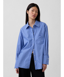 GAP（ギャップ）の「オーガニック コットンポプリン ビッグシャツ（シャツ/ブラウス）」