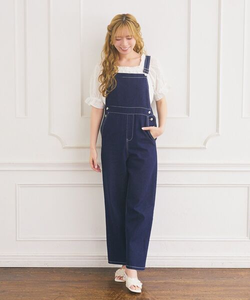 Areeam（アリーム）の「コットンレースラグランブラウス（シャツ/ブラウス・レディース・オフホワイト/レッド・FREE）」の13枚目の写真