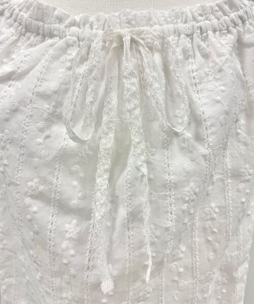 Areeam（アリーム）の「コットンレースラグランブラウス（シャツ/ブラウス・レディース・オフホワイト/レッド・FREE）」の17枚目の写真