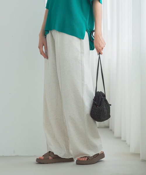 studio CLIP（スタディオクリップ）の「インレーコクーンパンツ（スウェットパンツ・レディース・アイボリー/ネイビー/ライトグレー・FREE）」の20枚目の写真