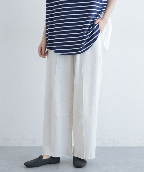 studio CLIP（スタディオクリップ）の「インレーコクーンパンツ（スウェットパンツ・レディース・アイボリー/ネイビー/ライトグレー・FREE）」の16枚目の写真