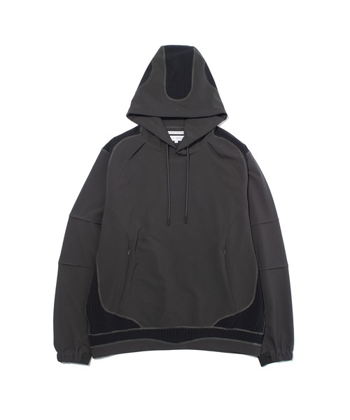 F/CE. （エフシーイー）の「F/CE. STORM FLEECE TECH HOODIE / エフシーイー  ストームフリース テックフーディ（パーカー・メンズ・グレー/ブラック・MEDIUM/LARGE/X-LARGE）」の2枚目の写真