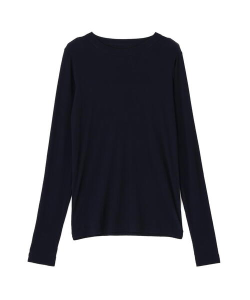 human woman(ヒューマンウーマン)の「◆シアークループルオーバー(Tシャツ/カットソー・レディース・グレー/ホワイト/ネイビー・MEDIUM)」の14枚目の写真