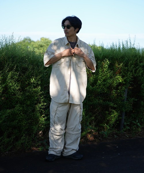 Snow Peak / Garment Dyed Convertible Shirt ガーメントダイ