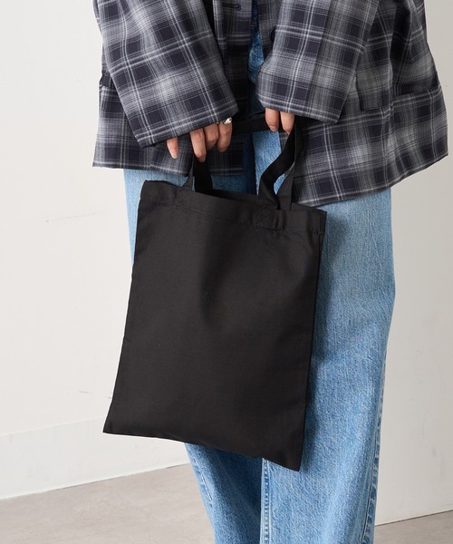 WESTFORD MILL(ウエストフォードミル)の「【WESTFORD MILL】Mini bag for life WM104-O VTS(トートバッグ・レディース・ネイビー/ブラック/ナチュラル/ホワイト・FREE)」の3枚目の写真