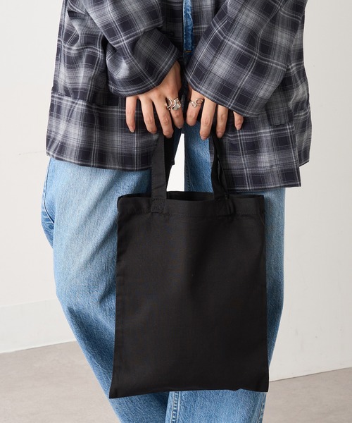 WESTFORD MILL(ウエストフォードミル)の「【WESTFORD MILL】Mini bag for life WM104-O VTS(トートバッグ・レディース・ネイビー/ブラック/ナチュラル/ホワイト・FREE)」の7枚目の写真