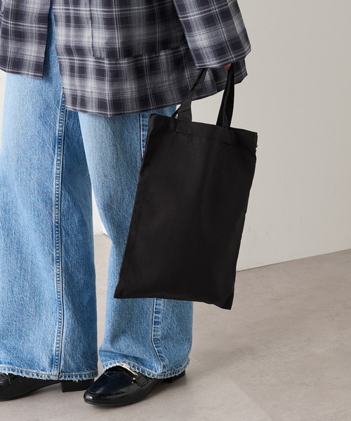 WESTFORD MILL(ウエストフォードミル)の「【WESTFORD MILL】Mini bag for life WM104-O VTS(トートバッグ・レディース・ネイビー/ブラック/ナチュラル/ホワイト・FREE)」の8枚目の写真