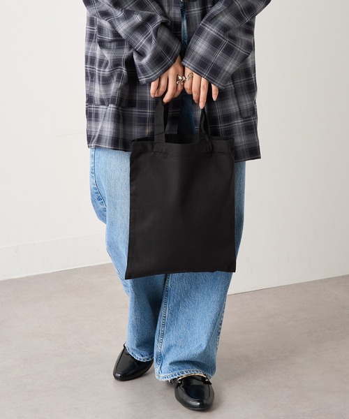 WESTFORD MILL(ウエストフォードミル)の「【WESTFORD MILL】Mini bag for life WM104-O VTS(トートバッグ・レディース・ネイビー/ブラック/ナチュラル/ホワイト・FREE)」の6枚目の写真