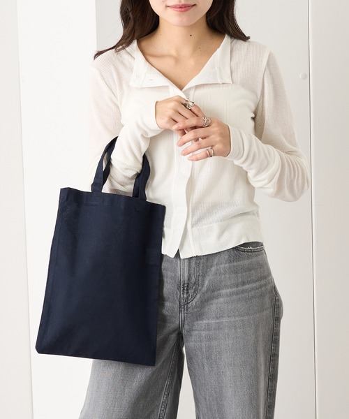 WESTFORD MILL(ウエストフォードミル)の「【WESTFORD MILL】Mini bag for life WM104-O VTS(トートバッグ・レディース・ネイビー/ブラック/ナチュラル/ホワイト・FREE)」の22枚目の写真