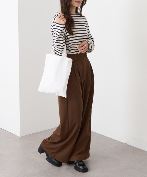 WESTFORD MILL(ウエストフォードミル)の「【WESTFORD MILL】Mini bag for life WM104-O VTS(トートバッグ・レディース・ネイビー/ブラック/ナチュラル/ホワイト・FREE)」の14枚目の写真