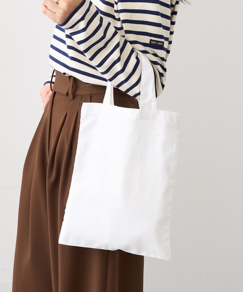 WESTFORD MILL(ウエストフォードミル)の「【WESTFORD MILL】Mini bag for life WM104-O VTS(トートバッグ・レディース・ネイビー/ブラック/ナチュラル/ホワイト・FREE)」の12枚目の写真