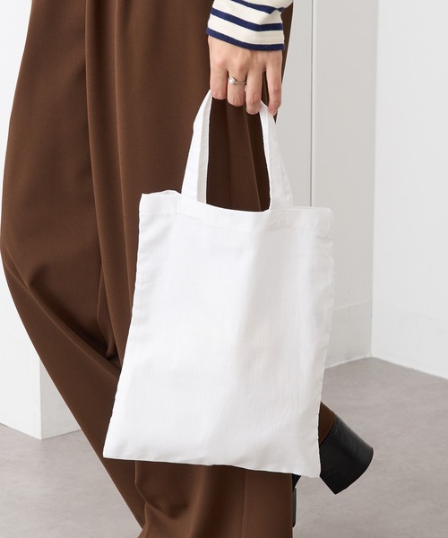 WESTFORD MILL(ウエストフォードミル)の「【WESTFORD MILL】Mini bag for life WM104-O VTS(トートバッグ・レディース・ネイビー/ブラック/ナチュラル/ホワイト・FREE)」の13枚目の写真