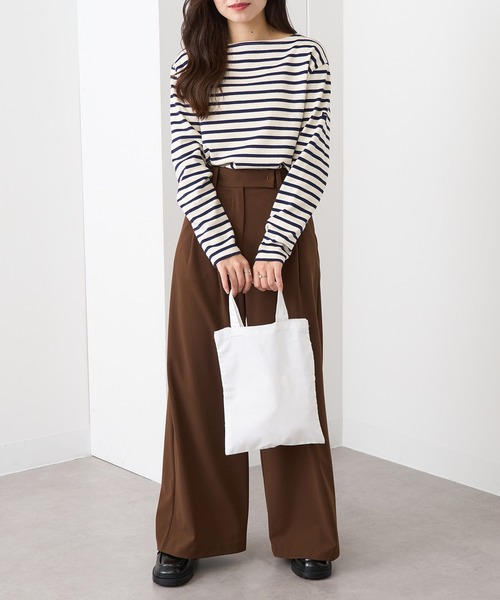WESTFORD MILL(ウエストフォードミル)の「【WESTFORD MILL】Mini bag for life WM104-O VTS(トートバッグ・レディース・ネイビー/ブラック/ナチュラル/ホワイト・FREE)」の15枚目の写真