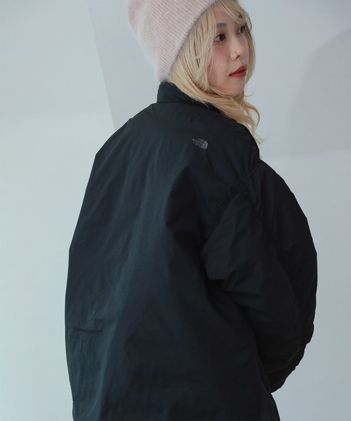 THE NORTH FACE（ザノースフェイス）の「THE NORTH FACE / オルタレーションゼファーシェルハーフコート（ダウンジャケット/コート・レディース・ベージュ/ブラック・MEDIUM/LARGE）」の8枚目の写真