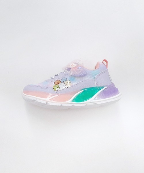 RUGGEDWORKS(ラゲッドワークス)の「《すみっコぐらし》キッズ 光る スニーカー(スニーカー・キッズ・ラベンダー/ピンク・15 /16/17/18)」の8枚目の写真