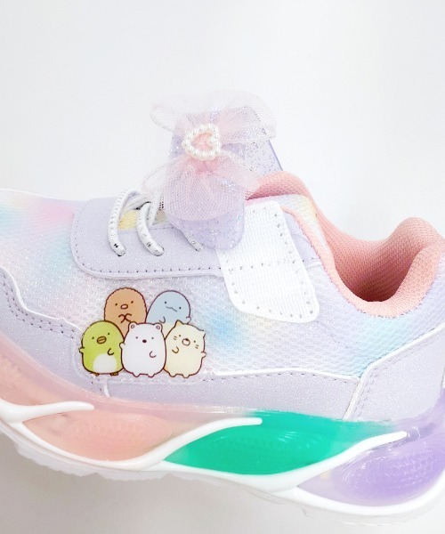 RUGGEDWORKS(ラゲッドワークス)の「《すみっコぐらし》キッズ 光る スニーカー(スニーカー・キッズ・ラベンダー/ピンク・15 /16/17/18)」の11枚目の写真