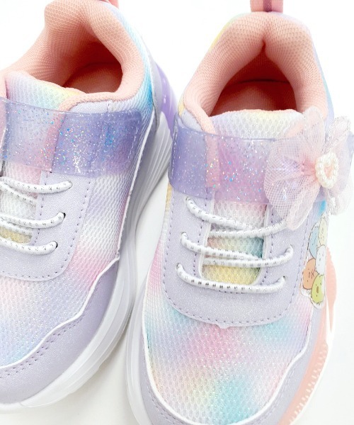 RUGGEDWORKS(ラゲッドワークス)の「《すみっコぐらし》キッズ 光る スニーカー(スニーカー・キッズ・ラベンダー/ピンク・15 /16/17/18)」の12枚目の写真