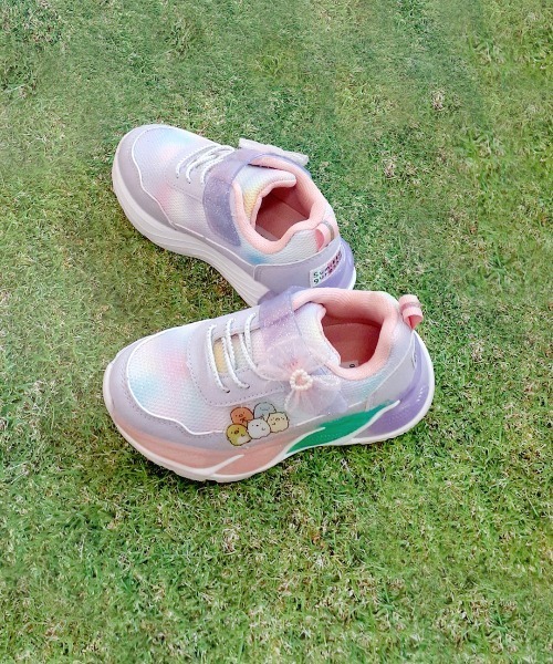 RUGGEDWORKS(ラゲッドワークス)の「《すみっコぐらし》キッズ 光る スニーカー(スニーカー・キッズ・ラベンダー/ピンク・15 /16/17/18)」の18枚目の写真