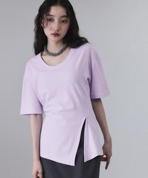 choko♡AURALEE ラベンダー 長袖 カットソー ラベンダー」に該当するレディースのTシャツ/カットソーファッション