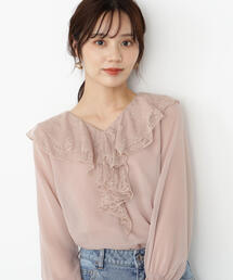 nrkoionrkoio です★新品★BENET / Tブラウス ピンク VIS 「VIS」 長袖ブラウス FREE ピンク レディース : ZOZOTOWN