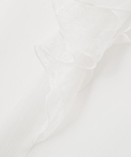 PROPORTION BODY DRESSING（プロポーションボディドレッシング）の「レースフリル楊柳ブラウス / 1215210807（シャツ/ブラウス・レディース・ブラック/ピンク/ホワイト・MEDIUM/SMALL）」の11枚目の写真