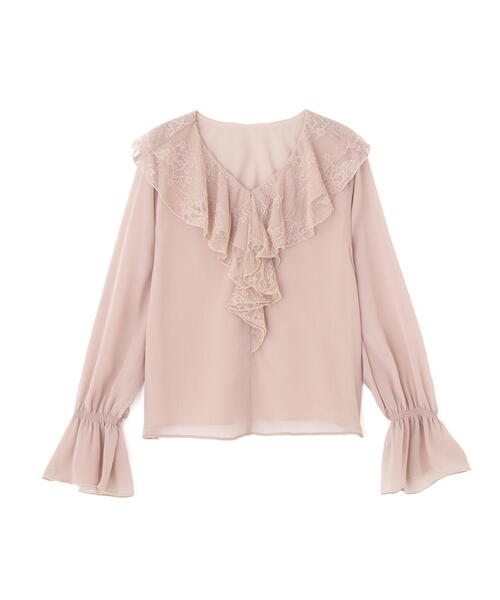 PROPORTION BODY DRESSING（プロポーションボディドレッシング）の「レースフリル楊柳ブラウス / 1215210807（シャツ/ブラウス・レディース・ブラック/ピンク/ホワイト・MEDIUM/SMALL）」の10枚目の写真