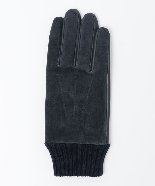 セール】SHIPS:〈タッチパネル対応〉スエード リブ グローブ（手袋