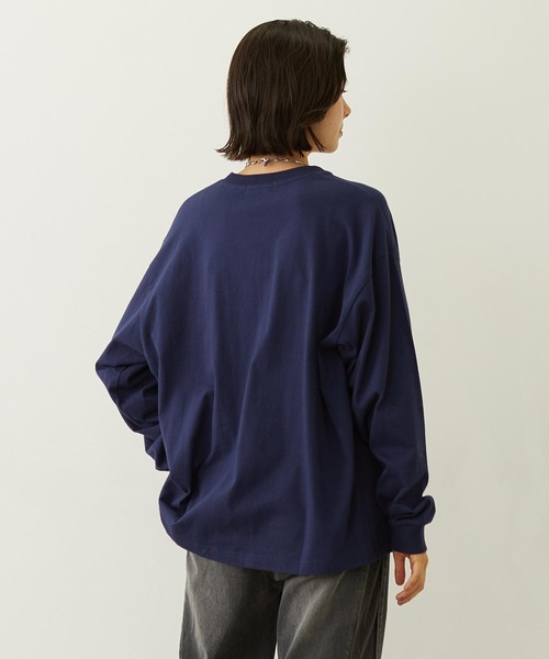 MILKFED.（ミルクフェド）の「CHERRY SLOT L/S TEE（Tシャツ/カットソー・レディース・ホワイト/ネイビー/ライトパープル・M/L）」の17枚目の写真