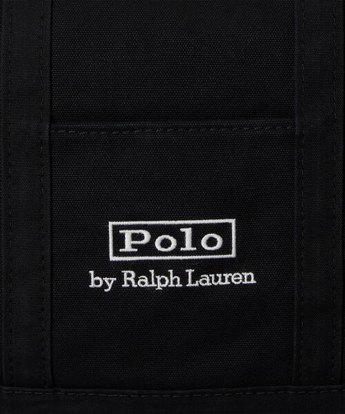 POLO RALPH LAUREN(ポロ ラルフ ローレン)の「ロゴ キャンバス ミディアム トート(トートバッグ・メンズ・ブラック系1・ONE)」の3枚目の写真