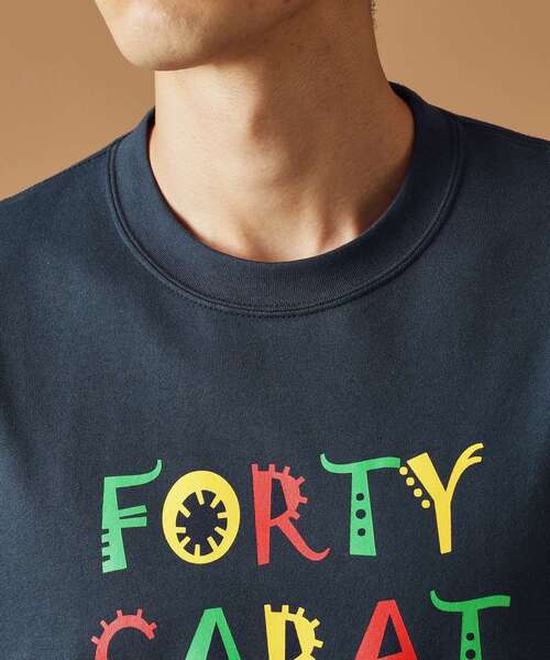 40ct&525(フォーティーカラッツアンドゴーニーゴ)の「【Sサイズ~】レゲエ調プリント半袖Tシャツ(Tシャツ/カットソー・メンズ・ブラック/ダークブラウン/ブルー系その他・01/02/03/04)」の17枚目の写真