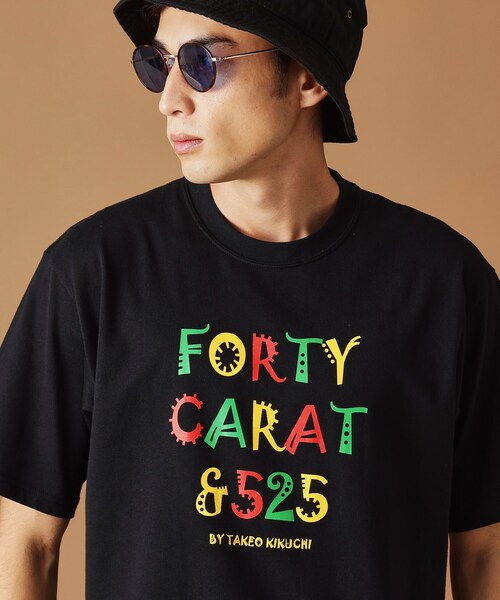 40ct&525(フォーティーカラッツアンドゴーニーゴ)の「【Sサイズ~】レゲエ調プリント半袖Tシャツ(Tシャツ/カットソー・メンズ・ブラック/ダークブラウン/ブルー系その他・01/02/03/04)」の14枚目の写真