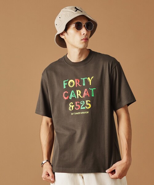 40ct&525(フォーティーカラッツアンドゴーニーゴ)の「【Sサイズ~】レゲエ調プリント半袖Tシャツ(Tシャツ/カットソー・メンズ・ブラック/ダークブラウン/ブルー系その他・01/02/03/04)」の9枚目の写真