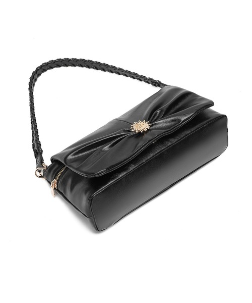 EVRIS(エヴリス)の「【EVRIS/エブリス】SUNNY ギャザー フラップショルダーバッグ(ショルダーバッグ・レディース・シルバー/アイボリー/ブラック/レッド・FREE)」の9枚目の写真