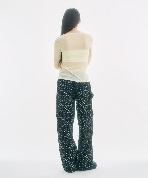 FEKETE（フェケテ）の「sheer cardigan / シアーカーディガン（カーディガン/ボレロ・レディース・ネイビー/ライトイエロー・LARGE/MEDIUM/SMALL）」の14枚目の写真