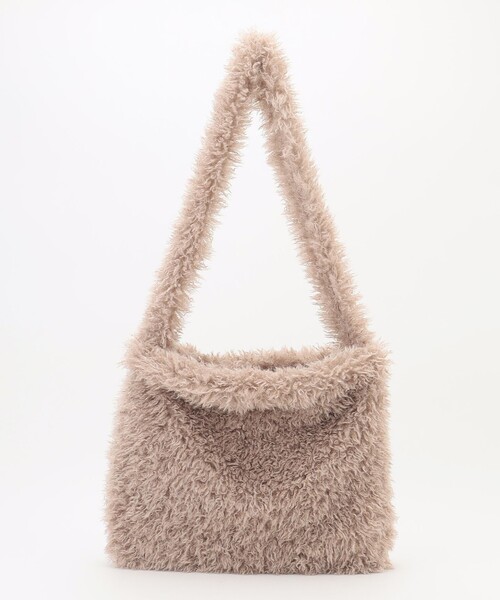 ANY（エニィ）の「2WAYファーワンショルダーバッグ（ショルダーバッグ・レディース・黄土色系/ベージュ系・F）」の9枚目の写真