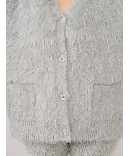 Darich（ダーリッチ）の「ヘアリーニットセットアップ（セットアップ・レディース・アイボリー/ブラック/グレー/ピンク・FREE/FL）」の18枚目の写真